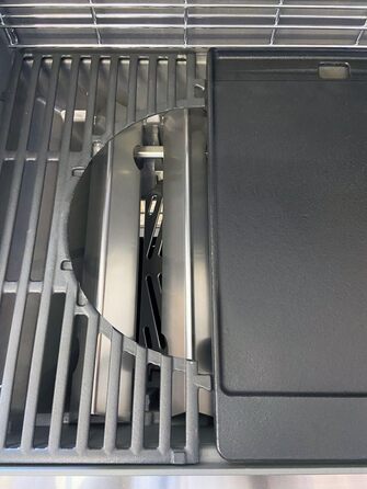 Чавунна решітка Grillfürst для газових грилів з системою GBS, 30x12,9 см – змінна або додаткова решітка для газового чи вугільного гриля, товщина прутків 11 мм