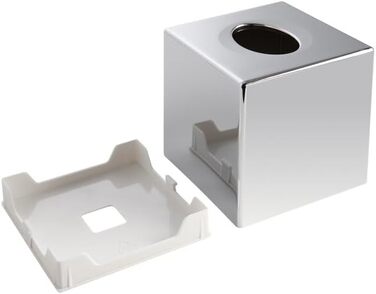 Кришка для серветок Corby прямокутної форми (Devon / TBC0002) хром (срібло, куб)