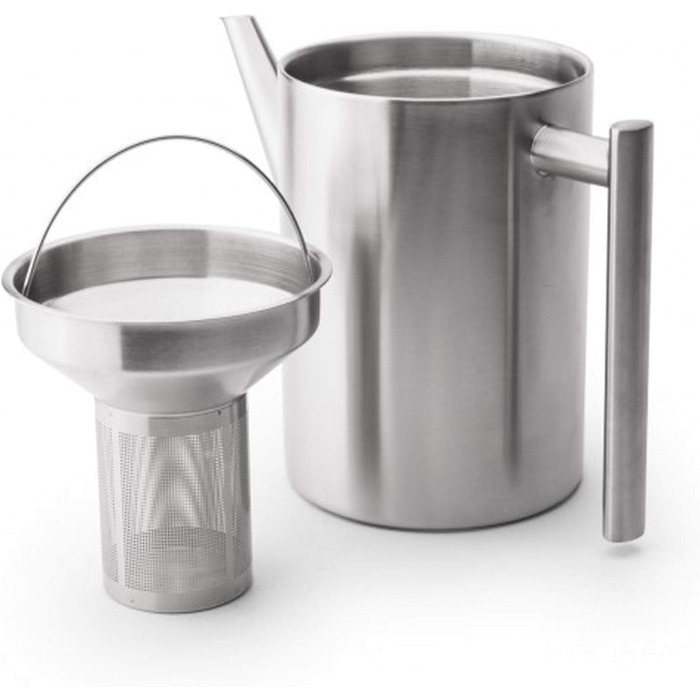 Bredemeijer Teapot 1.2 L chromafarb double-walled Minuet Cylindre