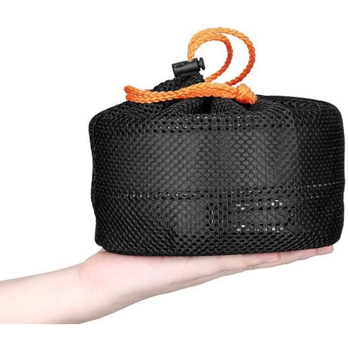 Набір кухонного посуду для кемпінгу JZK на 2-3 особи: складний казанок, сковорода, чайник, алюміній. Для пікніків, кемпінгу та подорожей