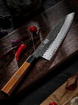 Професійний японський кухонний ніж Шеф (Gyuto) HOSHANHO, 20 см, сталь високої якості