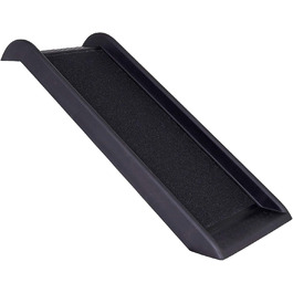 Рампа для собак Lionto до 90 кг, чорна, 100x38 см. Міцна, з антиковзким покриттям, для завантаження в багажник, щадить суглоби.