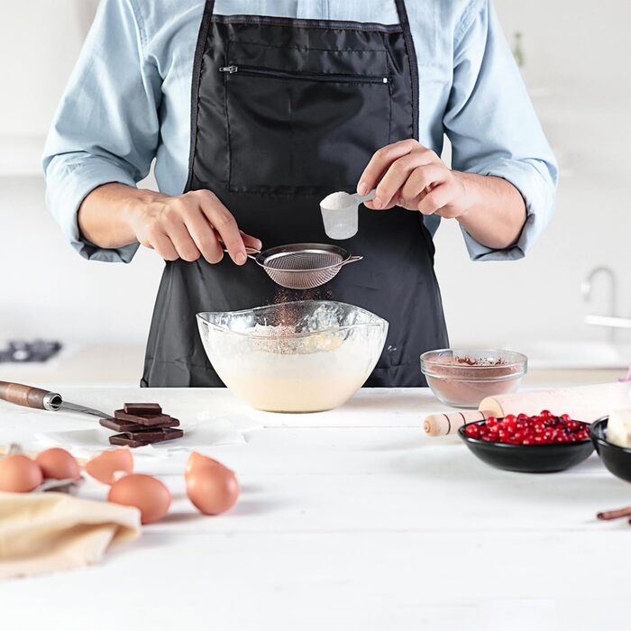 Набір мірних ложок Sinofort 14 шт. з шкалою для приготування, випічки, кави та протеїну (100мл, 70мл, 50мл, 40мл, 30мл, 20мл, 15мл, 10мл)