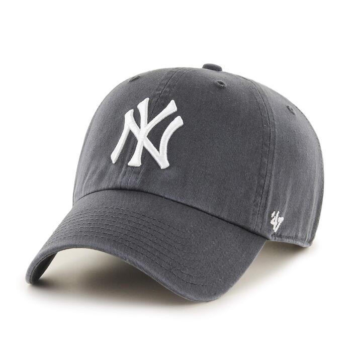 Кепка бейсболка MLB New York Yankees Clean Up, сіра/біла, універсальний розмір