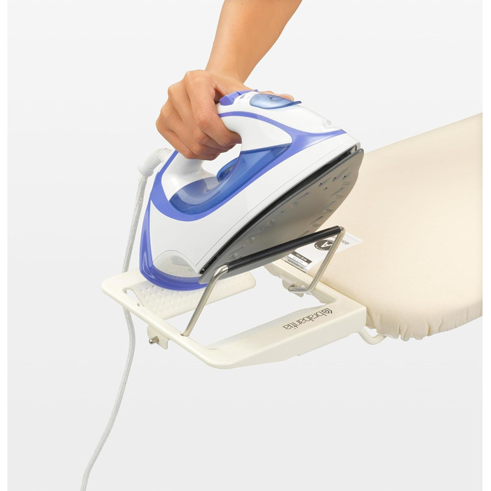 Прасувальна дошка Brabantia Bügelbrett B, 124 x 38 см, 100% Fairtrade-бавовна, стабільна, регульована по висоті, з підставкою для праски