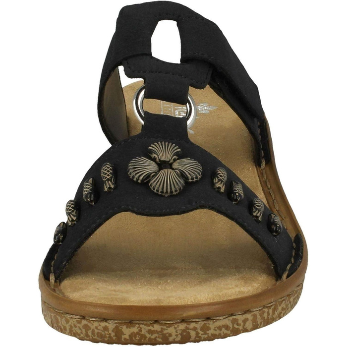 Пантолети Rieker 628M6 жіночі блакитні, розмір 41 EU, Slip-On