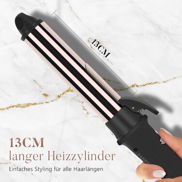 Автоматичний локон PARWIN PRO BEAUTY 25 мм з нано-титановим покриттям, LCD дисплеєм, 120-210°C