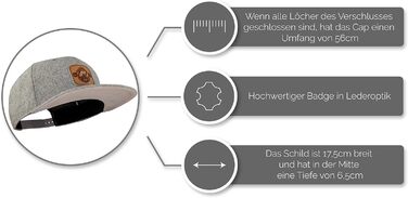 Кепка бейсболка Jumping Bird • Знімна кепка-снуд • Фетр, унісекс, сірий • Легко миється