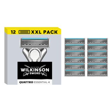 Бритвенные кассеты Wilkinson Sword Quattro Titanium для мужской бритвы, 8 шт