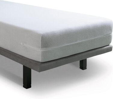 Velfont Mattress Cover (2-Pack) 90x200cm Cotton Terrycloth with Zipper Oeko-TEX Certified