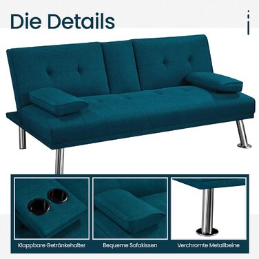 Yaheetech Foldable Sleeper Sofa