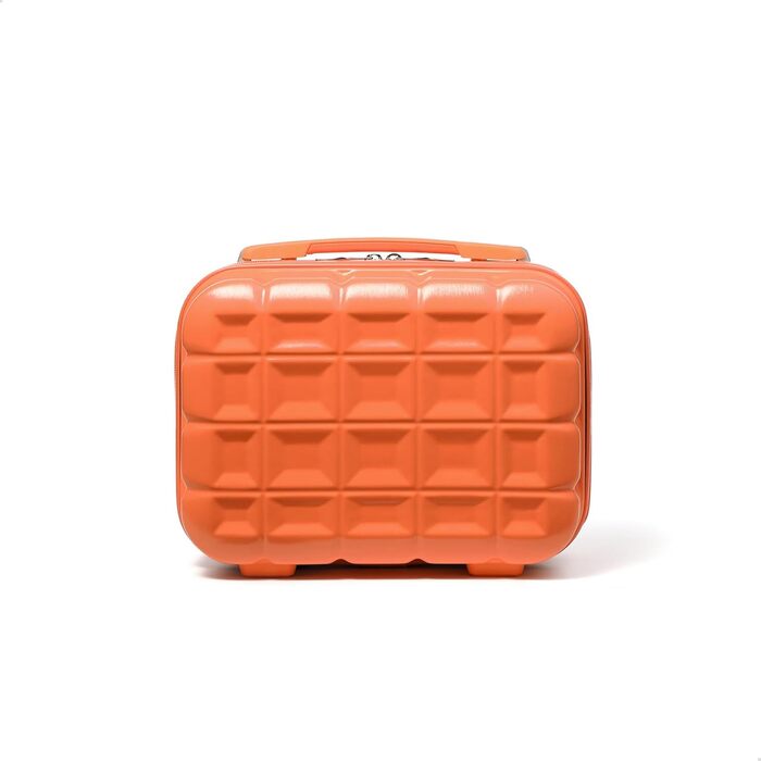 Валіза KONO середнього розміру на 4 колесах, 62x43x26 см, з TSA замком, ABS, помаранчевий