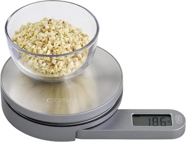 CASO Kitchen EcoMate Kinetic Kitchen Scale - 5kg, 1g Increments, Battery-Free, Award-Winning