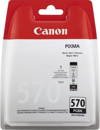 Оригінальний чорнильний картридж Canon PGI-570 чорний (Pigment Black), стандартний
