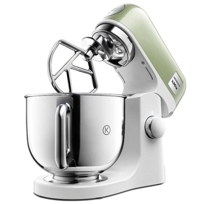 Кухонна машина Kenwood kMix Editions KMX760BC, 1000 Вт, чаша 5 л з нержавіючої сталі, набір для кондитера, зелений металік
