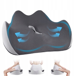 Ортопедична подушка для копчика з ефектом пам'яті (Memory Foam)