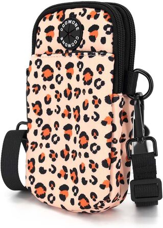 Сумка для ласощів для собак COOWONE з тримачем для відходів, поясна сумка для собак, сумка для цуценят для прогулянок, тренувань, біла/рожева Leopard 2.0