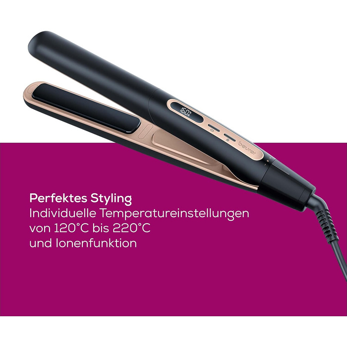 Фен Beurer HC 100 Excellence з цифровим мотором: швидка сушка, іонізація, дифузор, тиха робота