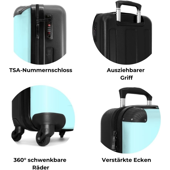 Дитячий валіза-роликовий колірний, 55x40x20 см, Handgepäck, персоналізований з іменем та ініціалами, легкий, для хлопчиків, з принтом 'Ренн-авто'