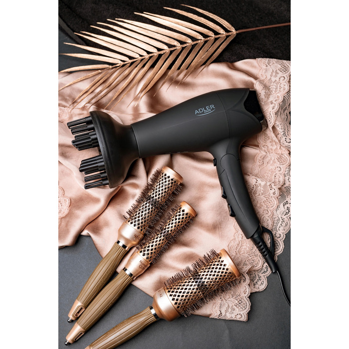 Фен для волосся ADLER 2500 Вт з дифузором та складаючою ручкою
