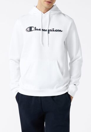 Champion чоловічий худі з логотипом Legacy, чорний (Kk001), розмір L, білий (Ww001)