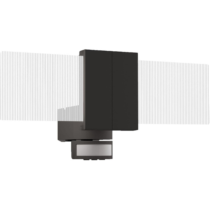 Вуличний LED-світильник SSC-LUXon NORSU з датчиком руху, подвійний прожектор, нейтрально-білий, IP65, з адаптером для кута та датчиком сутінків, модель Linto