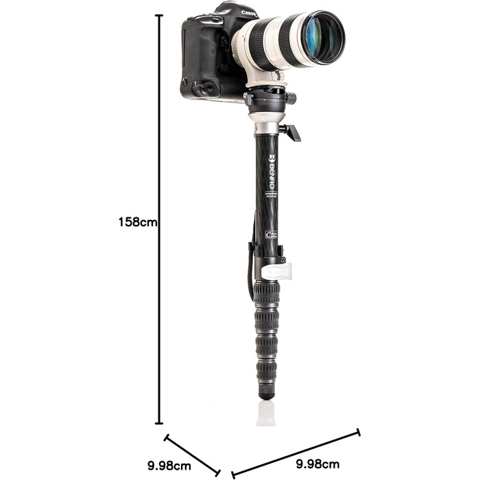 Монопод Benro MSDPL46C SupaDupa PRO з шарнірною ніжкою