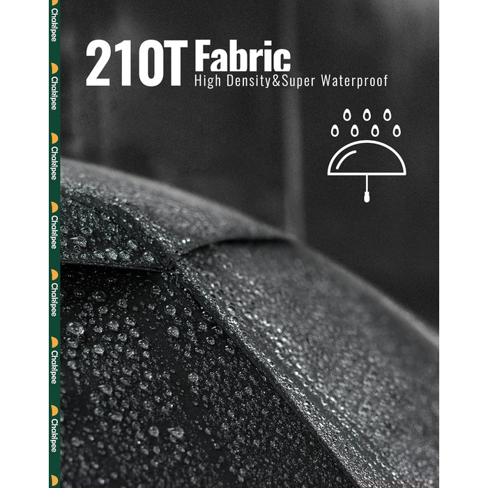 Чорний парасолька-тростина, великий, стійкий до вітру, автоматичний, для чоловіків та жінок, діаметр 102 см, 9 спиць, тканина 210T