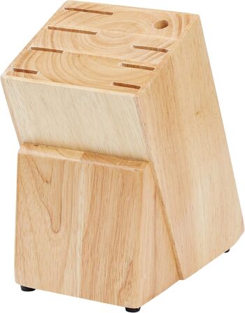Amazon Basics Premium Knife Block Set - 9 Piece Black Set