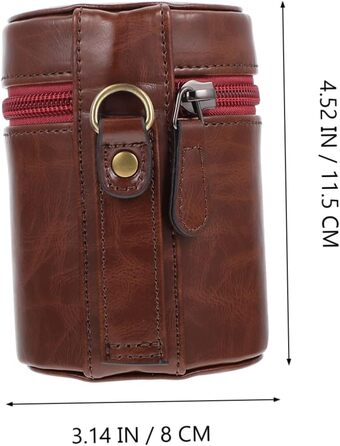 Водонепроникний чохол для об'єктивів камери Garneck: захист від подряпин та пилу, легкий у відкритті та закритті, для зберігання об'єктивів та аксесуарів, міцний, 11.5x8x8 см