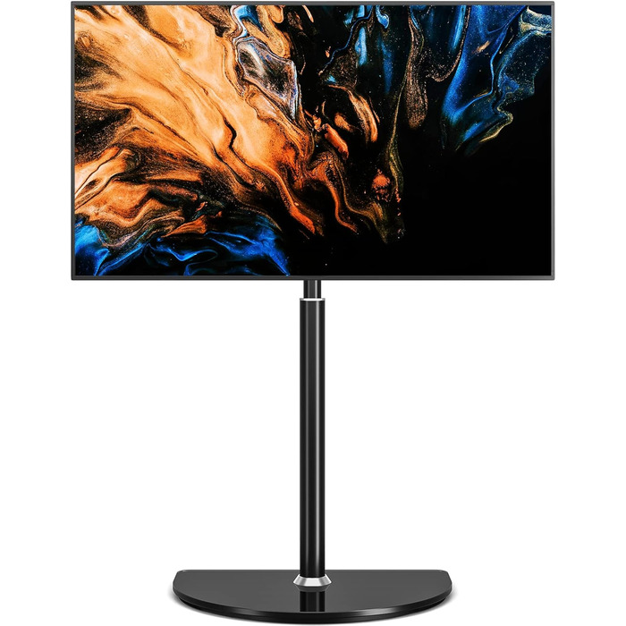 Adjustable TV Stand for 32-65 inch LED LCD OLED TVs - Swivel & Height Adjustable, up to 40kg, Cable Management