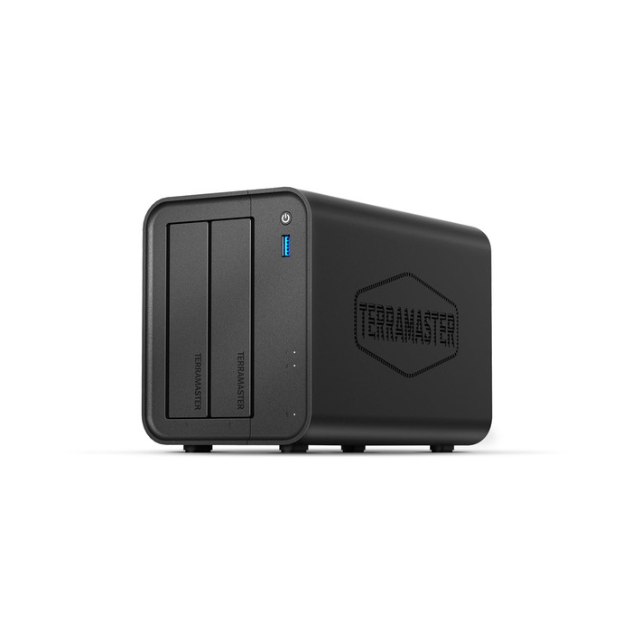 TERRAMASTER F2-425: 2-Bay NAS з Intel x86 Quad-Core CPU, 4 GB RAM, 2.5 GbE LAN - Мережевий сховище для дому (без жорсткого диску)