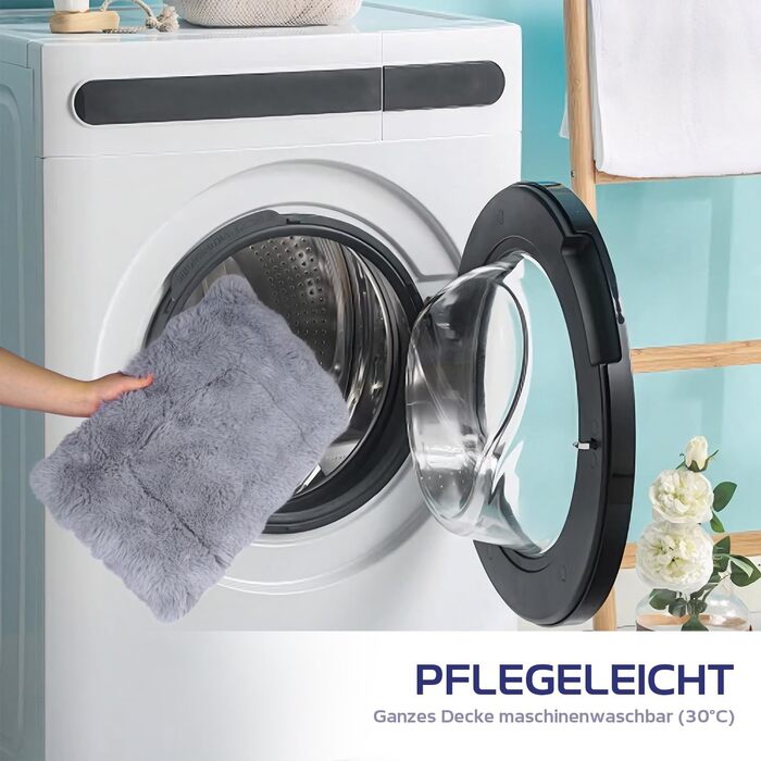 М'яка килимок-підстилка для собак Mora Pets: неслизька, тепла, сіра, 76 x 48 см