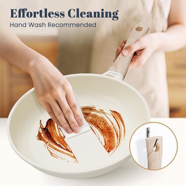 Сковорода керамічна антипригарна 28 см для індукції, сковорода для омлету та смаження