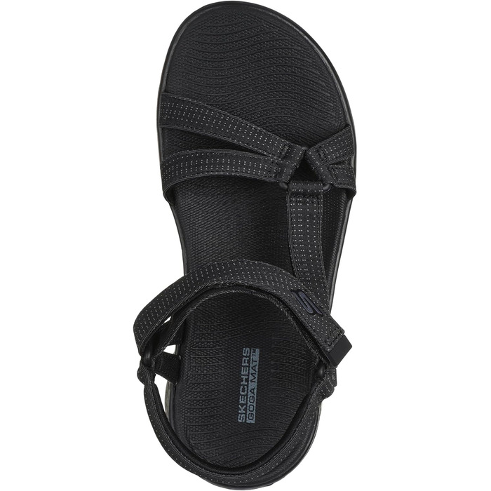Сандалі жіночі Skechers Go Walk Flex Sublime чорного кольору, текстиль, 39 EU