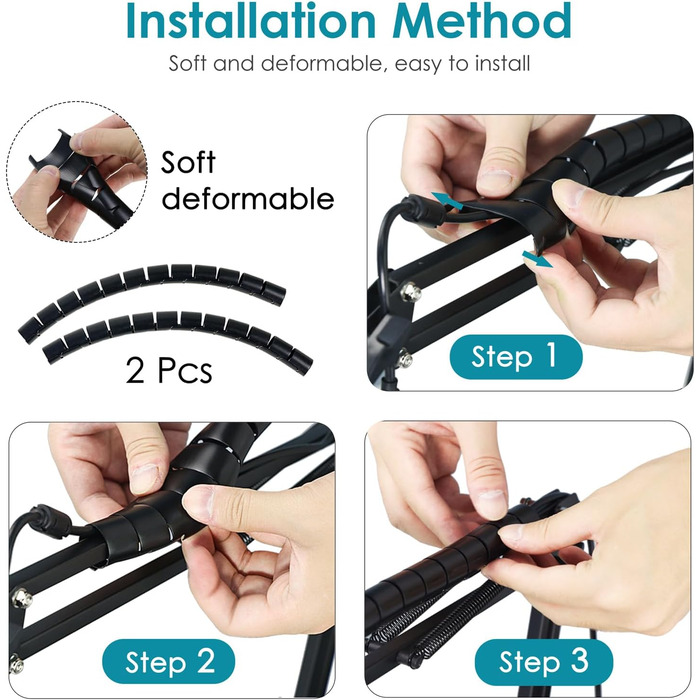 Кріплення для мікрофона Blue Snowball iCE, Popschutz та гнучкий канал для кабелів, сумісний з кріпленням Blue Snowball від YOUSHARES