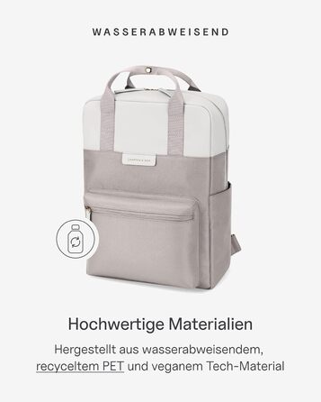 Kapten & Son Bergen Rucksack | Rucksack for Women & Men | Daypack | Carry-on Rucksack, Daypack | Water-resistant (Medium 11 L, Muted Clay)