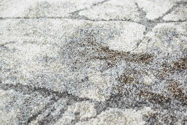 Carpet Dream DESIGNER CARPET Living Room Abstract Natural Tones Anthracite Gray Cream Beige Size 120x170 cm