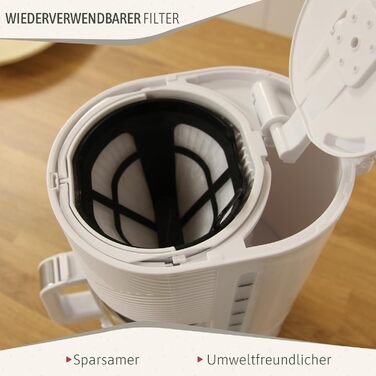 Набір Elegance Set: тостер з широкими слотами (2 шт.), електрочайник 1,7 л (бездротовий, 2200 Вт, BPA-free) + кавомашина з фільтром на 10 чашок (1,25 л), білий