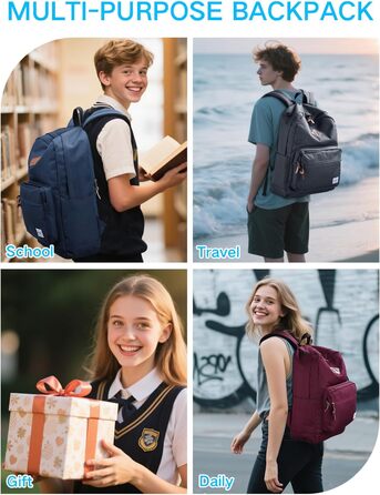 Жіночий рюкзак RAVUO, водонепроникний, для ноутбука 15.6