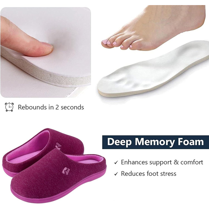 Жіночі халапи RockDove з двокольоровою підошвою з memory foam (38/39 EU, Рожевий Carmine)