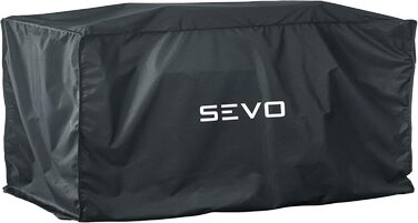 Чохол для гриля SEVERIN SEVO GT, водонепроникний, 600D Оксфорд, чорний, для SEVERIN SEVO SMART Control GT