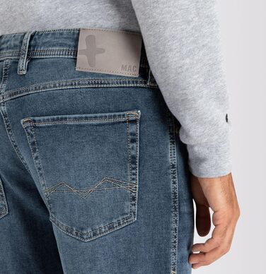 Джинси жіночі Mac Angela 5-Pocket (29W/32L, сині 0590-00-0994l-h757) - класичні, зручні