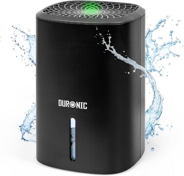 Зволожувач повітря Duronic DH06 WE – тихий осушувач для кімнат 5-10 м², об'ємом 0,8 л, 23 Вт, проти цвілі та конденсату