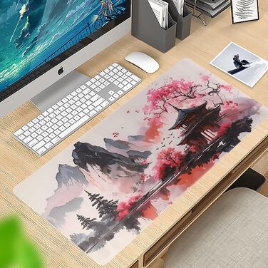 Килимок для миші ігровий XXL 900x400 мм, з антиковзким покриттям, водонепроникний, для ПК, MacBook, Laptop