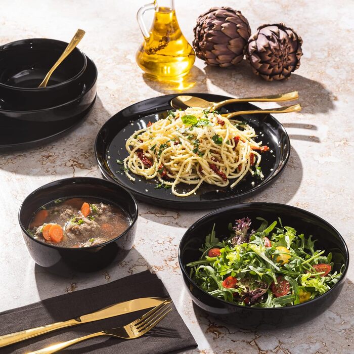 Набір посуду Gibson Home Oslo для 4 осіб (16 предметів), білий