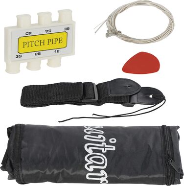 Акустична гітара Folk Smartxchoices 96,5 см для початківців, дітей та любителів музики. 4 кольори, блакитний