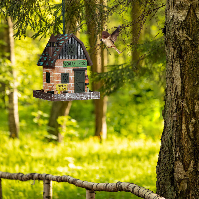 Relaxdays Decorative Birdhouse, Store Design