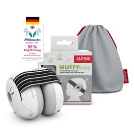 Навушники для захисту слуху Alpine Muffy Baby Klassik - для малюків до 36 місяців, чорний