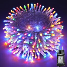Гірлянда святкова для дому та саду, 10м, 100 LED, тепле біле світло, з таймером, вологостійка, 8 режимів, для декорування ялинки та приміщень Гірлянда святкова для дому та саду, 10м, 100 LED, тепле біле світло, з таймером, вологостійка, 8 режимів, для декорування ялинки та приміщень